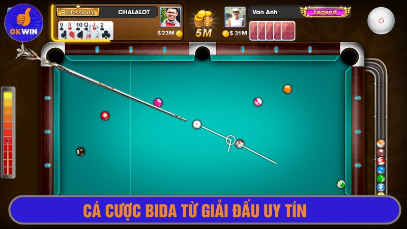 Cá cược bida lấy từ những giải đấu chuyên nghiệp